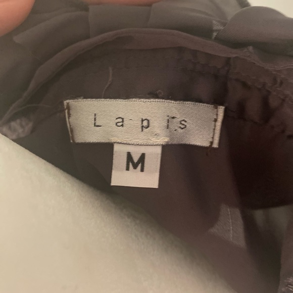 LAPIS - Ruffle Sleeveless Blouse. Size ~  M - Picture 5 of 7